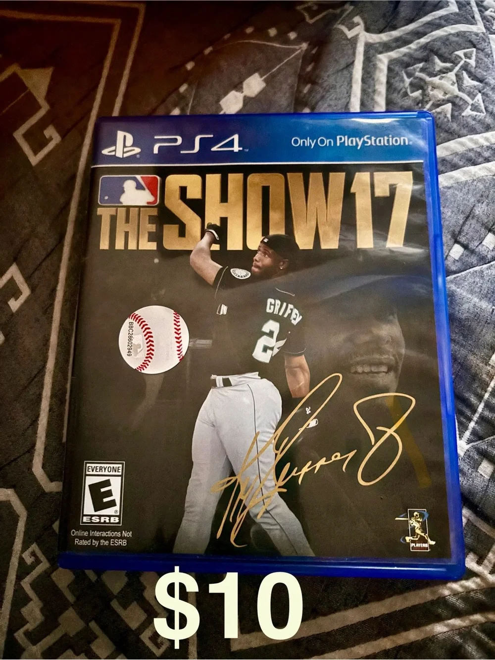 MLB The Show 17 (PS4) - Ken Griffey Jr. Cover - Black & Gold
